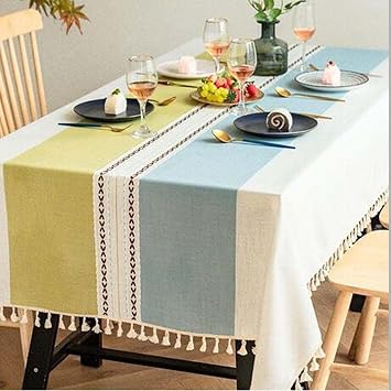 Waterproof Tablecloth, Stain-Resistant Table Cover, Easy-Clean Fabric, Rectangle Tablecloth for Dining, Kitchen, Outdoor Use, Machine Washable, Ideal for Everyday Use