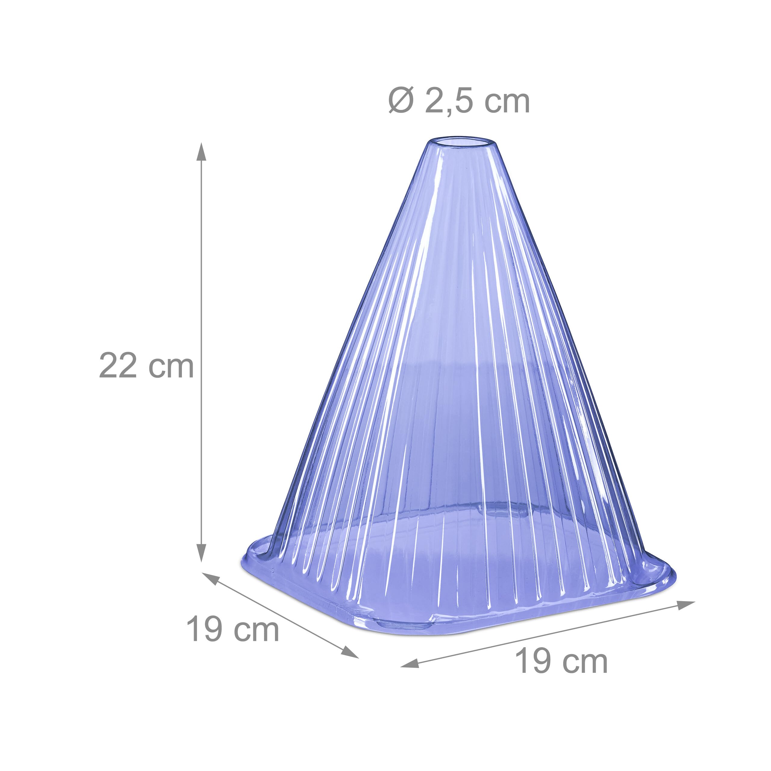 Lot De 32 Cloches De Protection Pour Plantes Relaxdays - PVC Gris, 22 X 19 X 19 Cm - Anti-gel, Anti-escargots, Microclimat