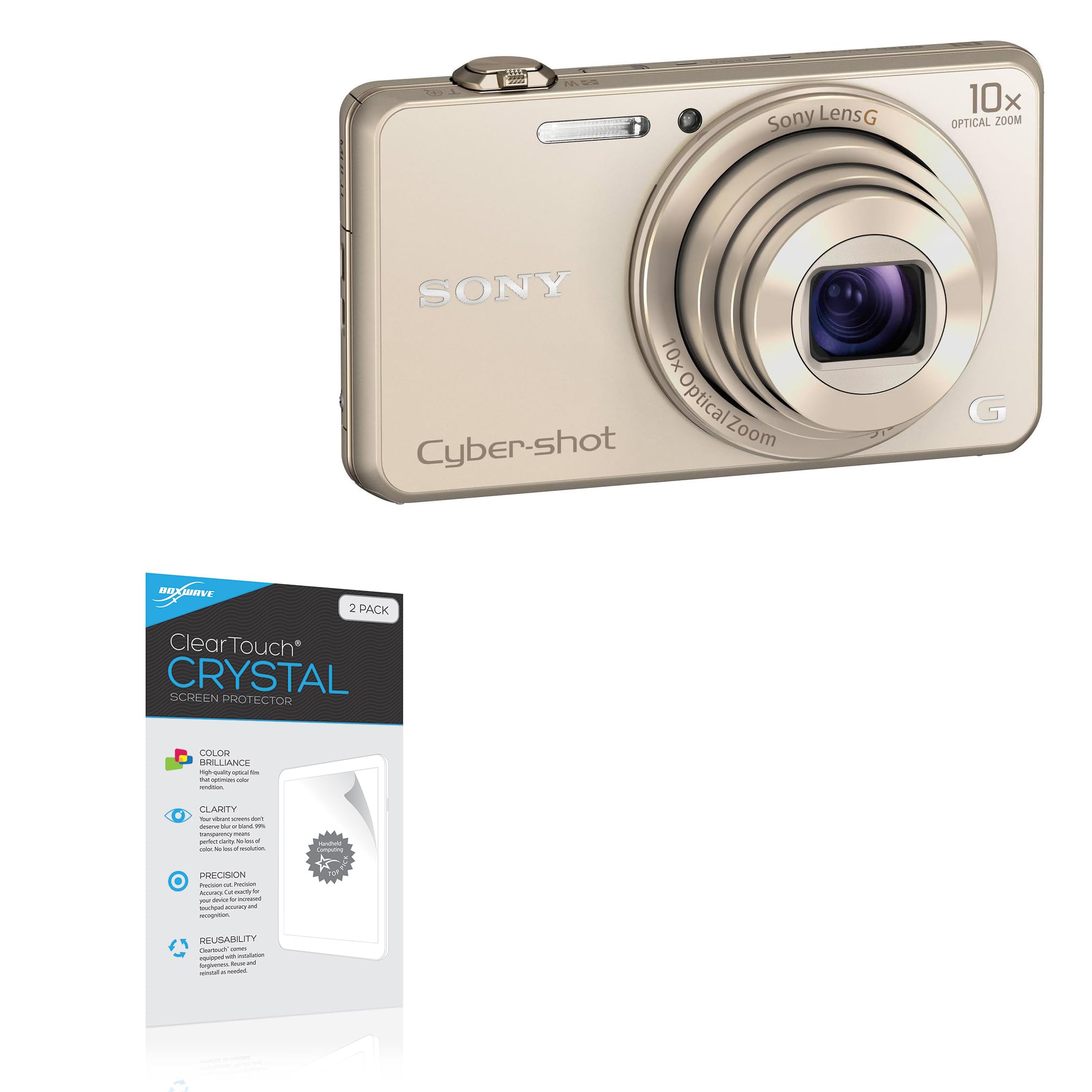 SONY Cyber-shot DSC-WX220 カメラケース SDカード Sony CyberShot DSC-WX220 Screen Protector, BoxWave [ClearTouch