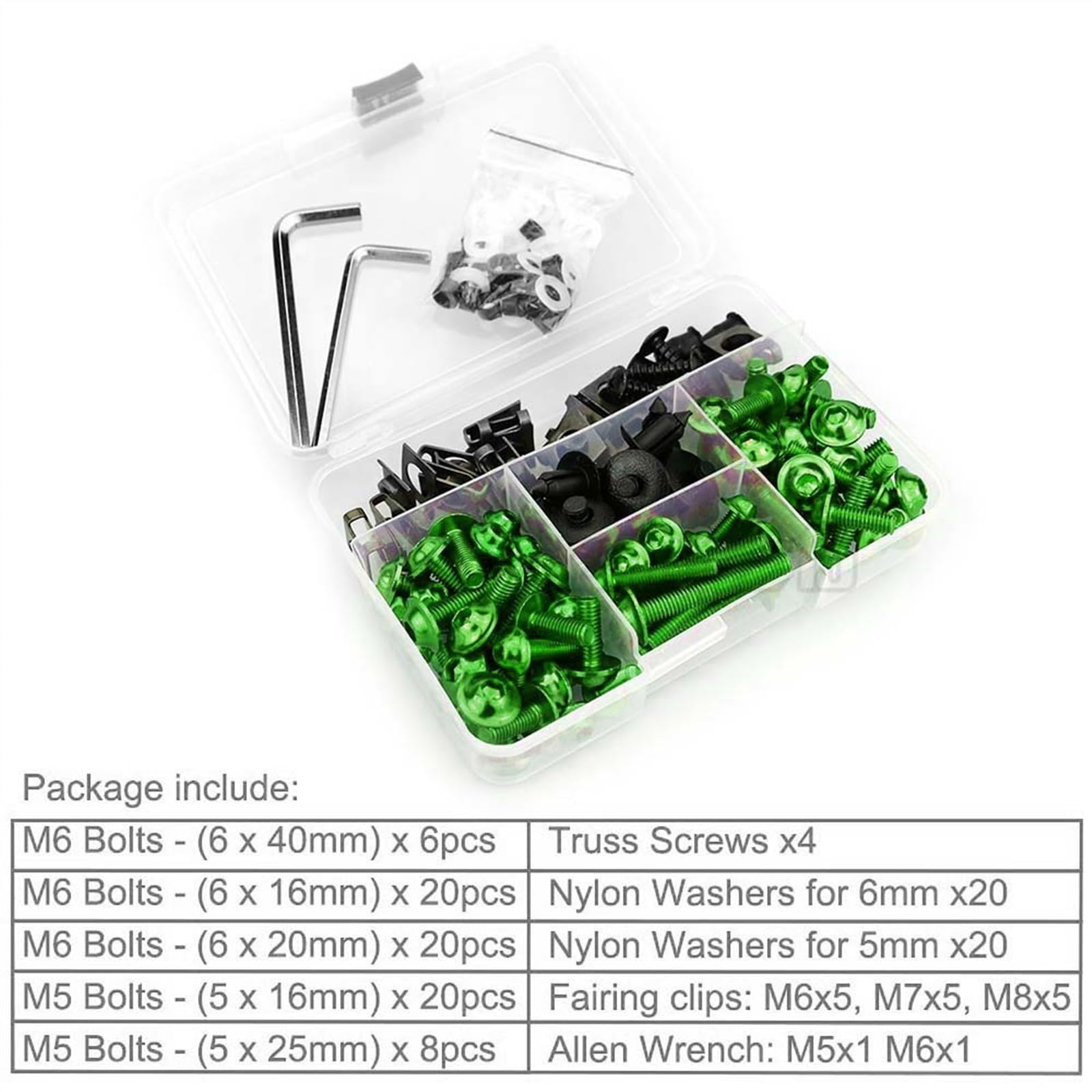 Set Utensili ferramenta Accessori Moto Vite Completa per Bulloni Carenatura per K&awasaki Z1000 Z250 Z400 Z650 Z800 Z900 RS ABS 2011-2019(Blu)