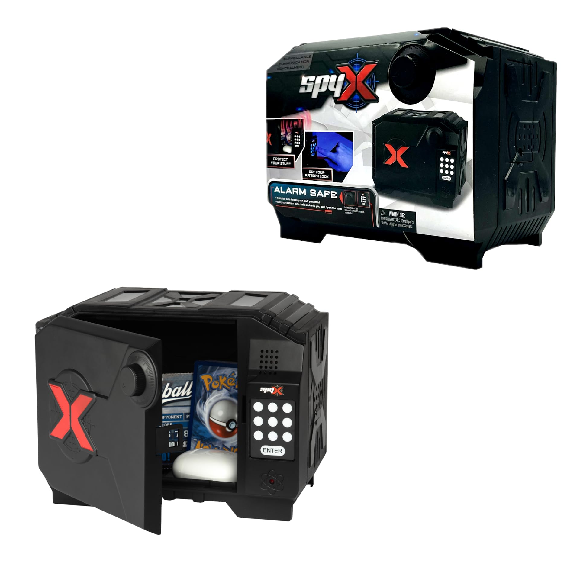 SpyX Top Secret - Kit Spia Per Bambini 6-12 Anni Con Visione Notturna, Allarme, Occhiali E Micro Ascoltatore In Valigetta