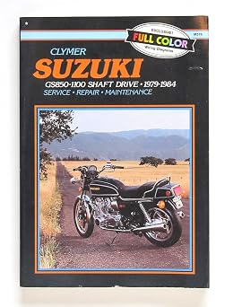 Suzuki GS850-1100 Shaft Drive, 1979-84 Clymer Workshop Manual