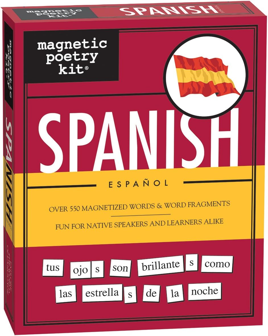 Spanish Fridge Magnet Poetry Set - Fridge Poetry