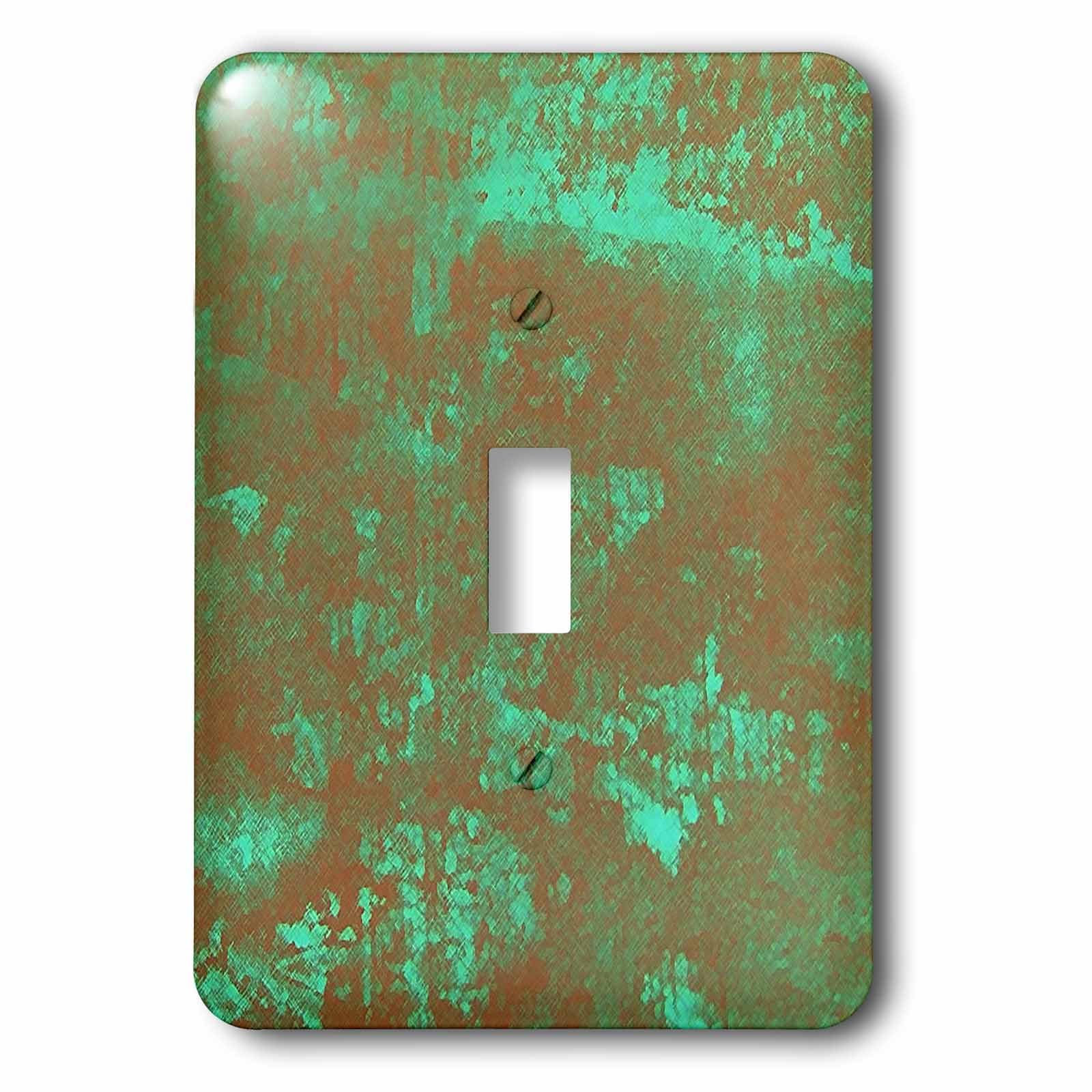 Interrupteur à baïonnette Old Copper 3dRose au design cuivre vieilli artistique pour interrupteurs