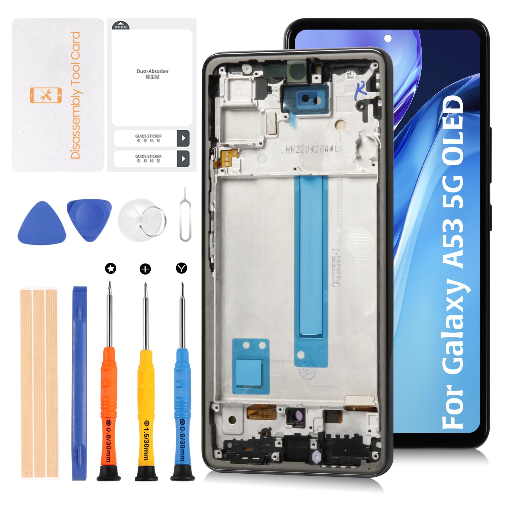 Amazon.com: Olivechard LCD Display OLED Galaxy A53 5G Screen with