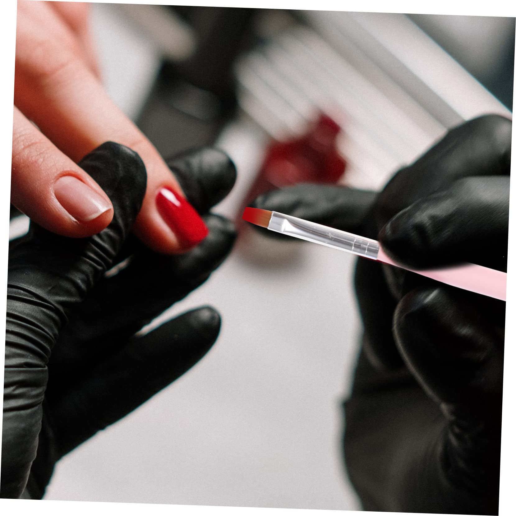 Healeved 35pezzi Pennelli Per Nail Art Manicure Professionale Con Manico Pennelli Doppia Testa Per Creazioni Di Unghie Per Estetiste e Appassionati Di Nail Art