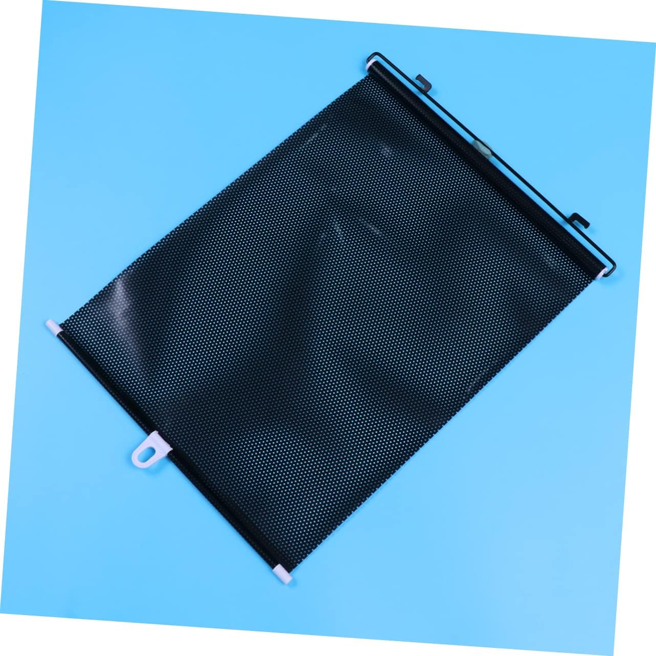 2Set Retractable Car Window Roller Sun Shade Protectors Black Vehicle Curtains for Heat Reduction UV Protection and Privacy Screen