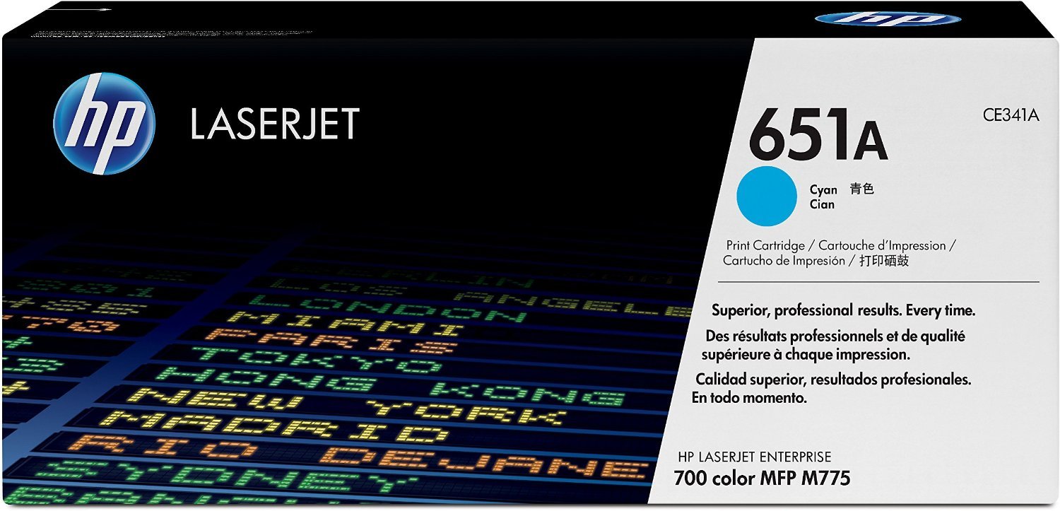 HP Original 651A toner zestaw 4 szt. czarny, cyjan, magenta żółty (CE340A, CE341A, CE342A, CE343A)