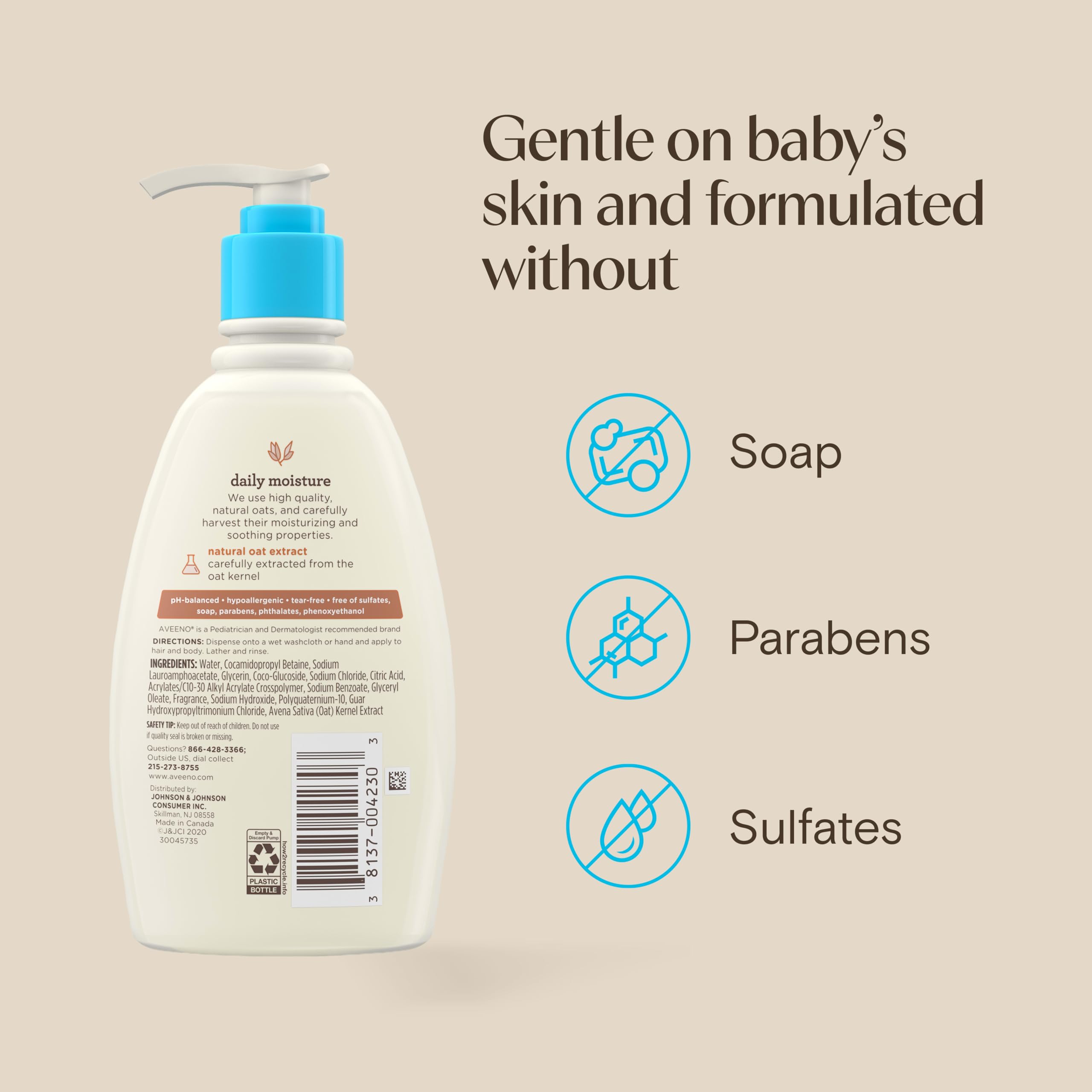 Aveeno Baby Bebek Şampuanı 354ML