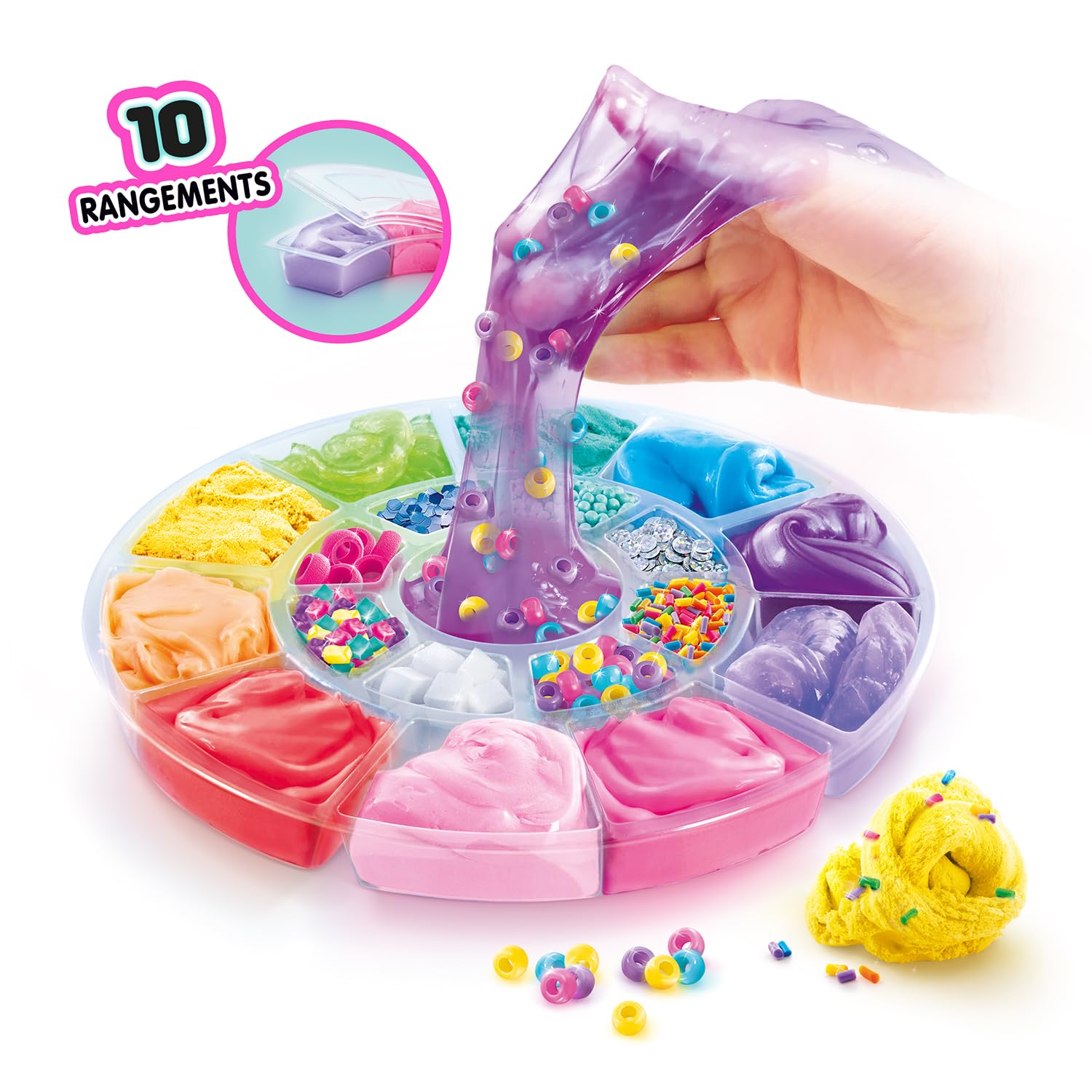 Canal Toys – So Slime – Crazy ASMR Mix Texturas satisfactorias – Pasatiempos creativos para niños – a partir de 6 años – SSB 009, multicolor, talla única