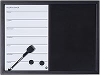 Vista 16 de MasterVision Tablero planificador de calendario 3 en 1, marco negro, 18 x 24 pulgadas (MX04511161)