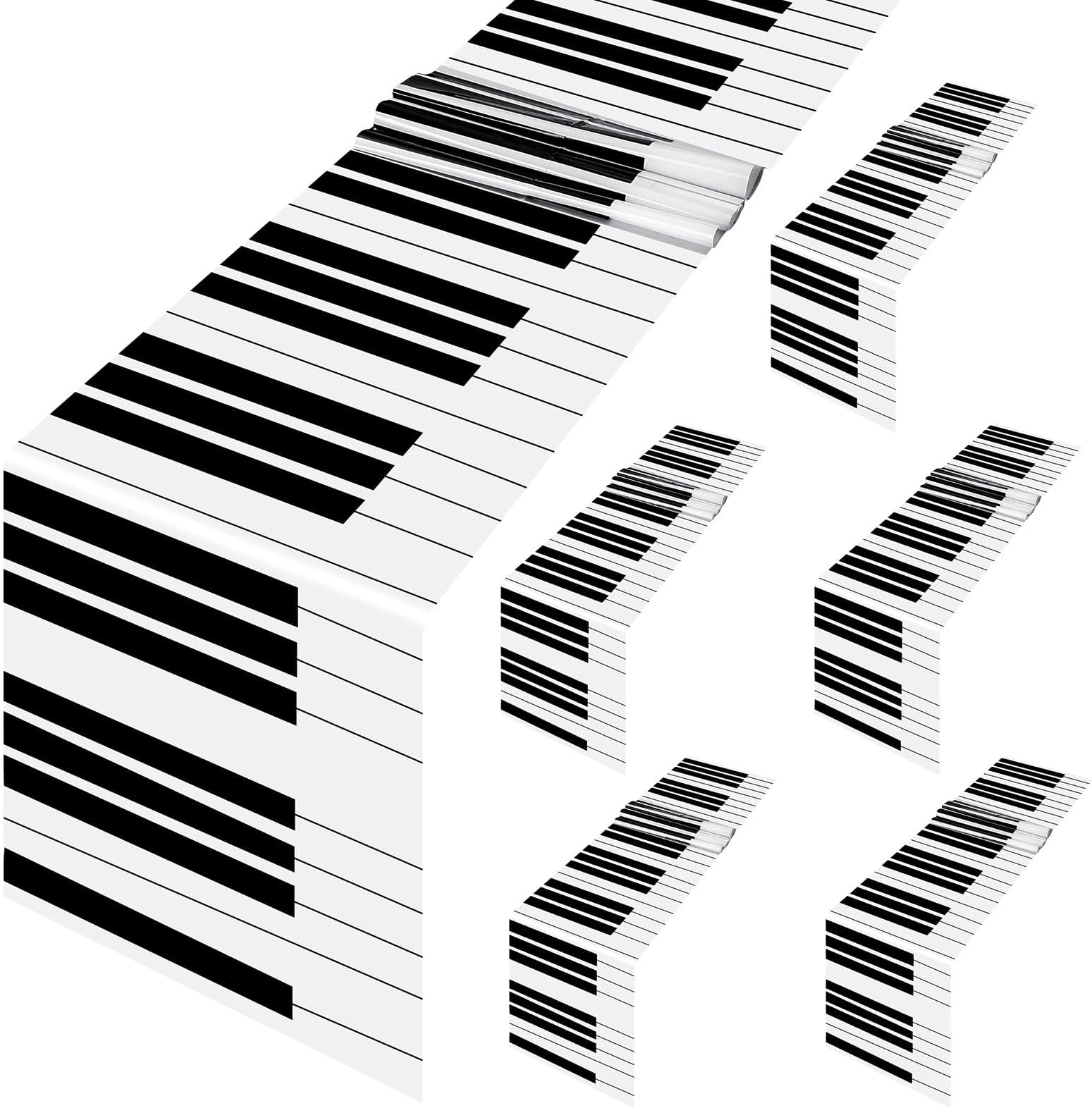 KEY SPRING Piano Table Runner(12 X 72 inch) for Wedding