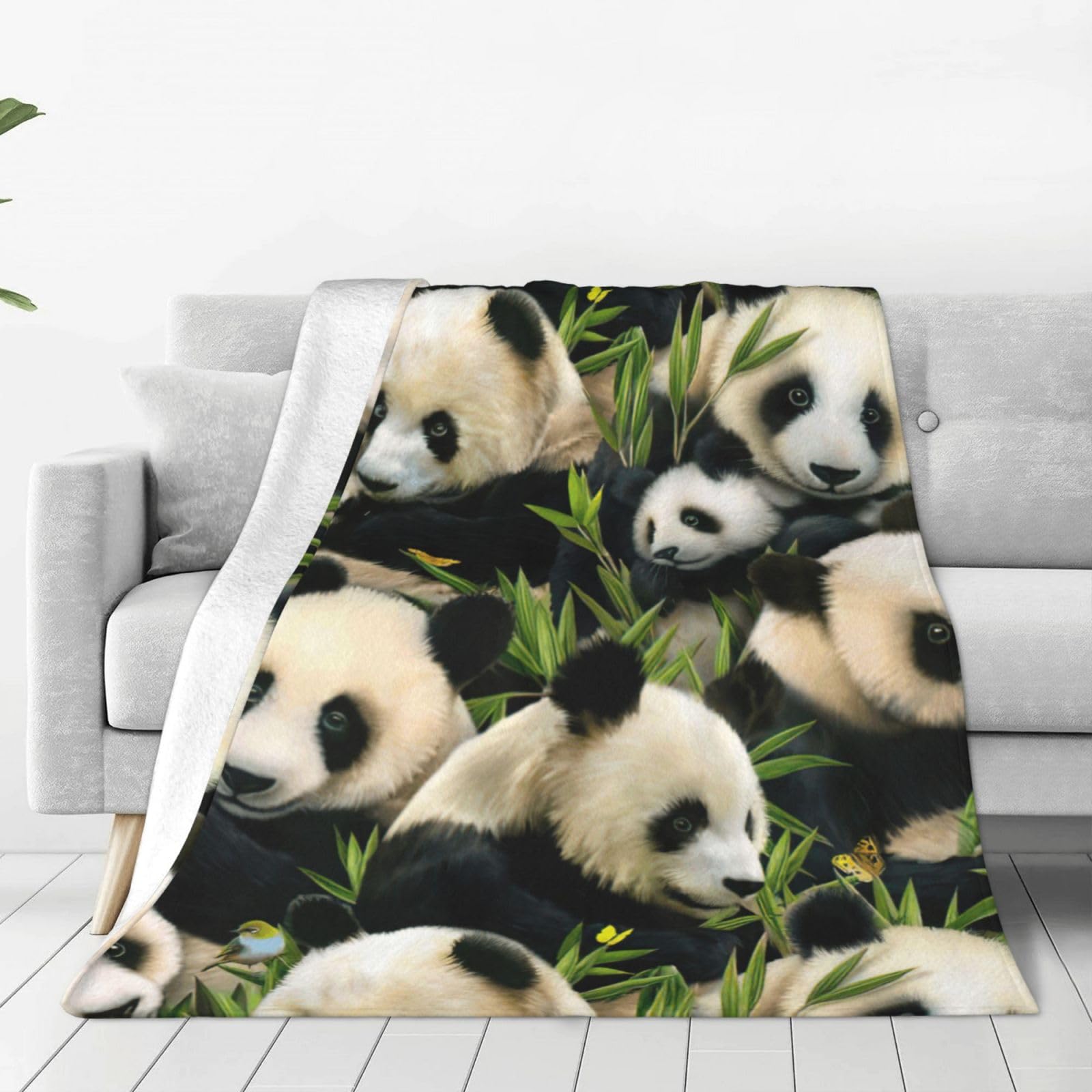 Couverture polaire panda le cadeau parfait pour apporter douceur et chaleur au lit