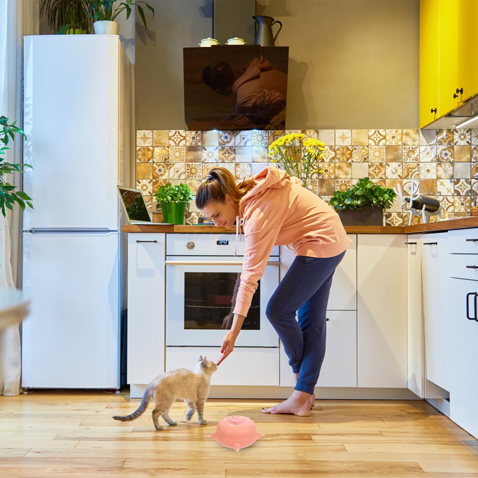 HEMOTON Alimentatore per Gattini in Silicone Leggero e Facile da Conservare, Strumento per Allattamento di Animali Domestici Appena Nati, Accessorio la Nutrizione