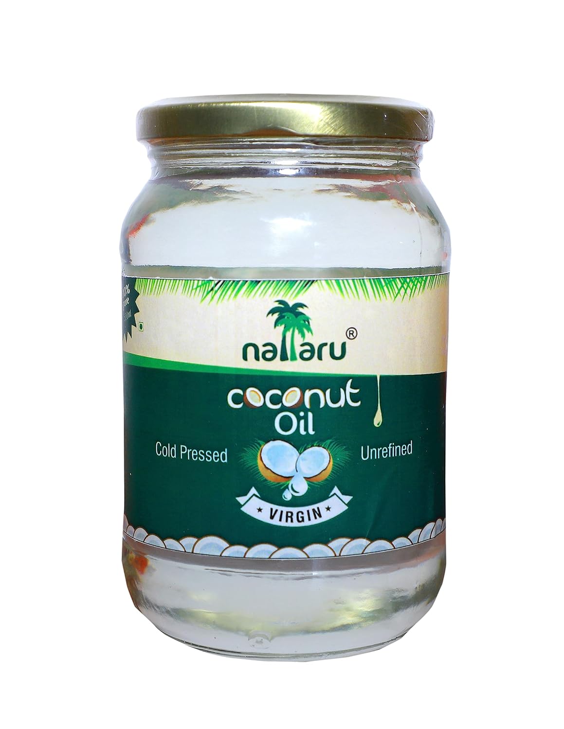 Nallaru Virgin Coconut OIl Cold Pressed/Unrefined/VCO is made by separating the oil from freshly