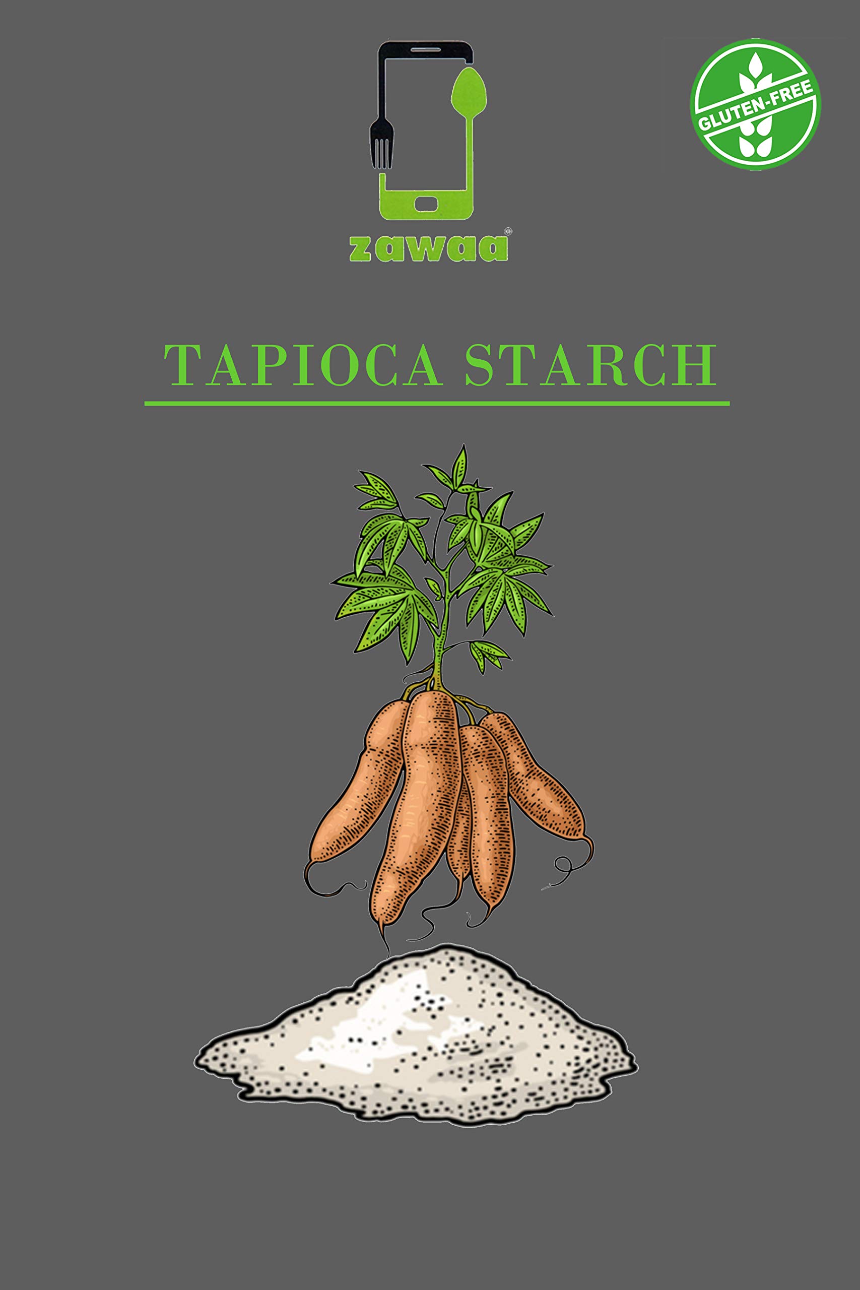 Zawaa foods tapioca starch (1 kg)