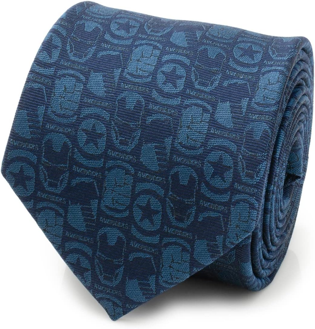 Cufflinks Inc. Avengers Blue Men's Silk Blend Tie