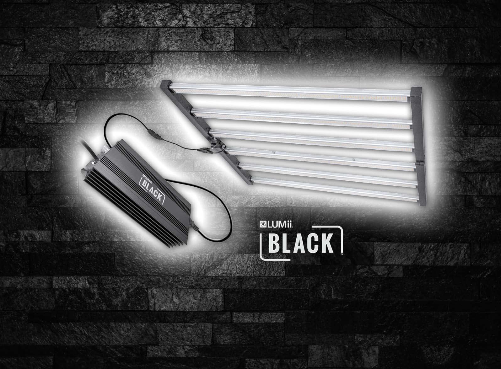 LUMII BLACK LED 720W 6 BAR FIXTURE