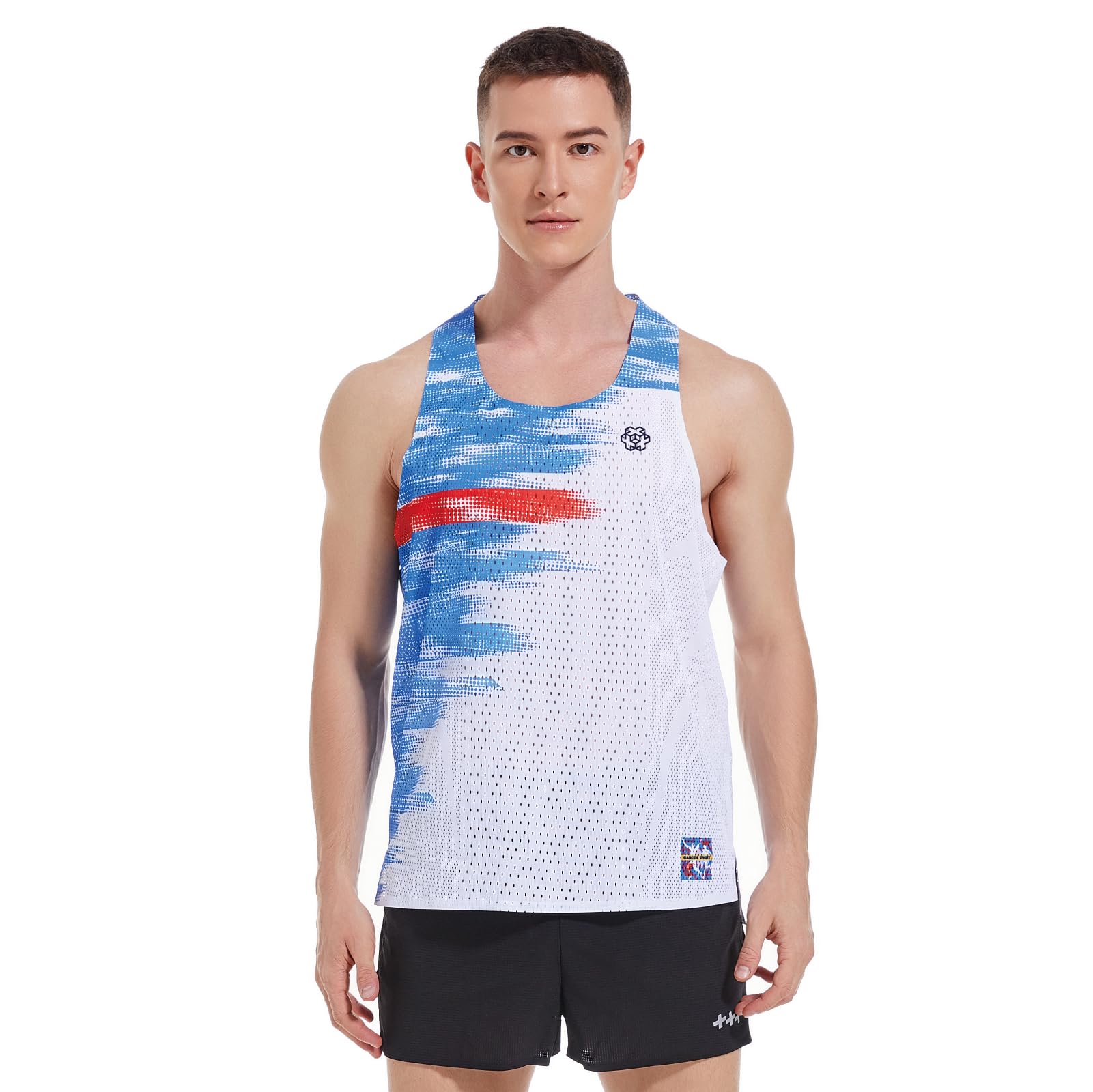 Sanken Seamless Marathon Tank Top Lightweight Running Singlet Shirt Dry Fit Workout Sleeveless T-Shirt