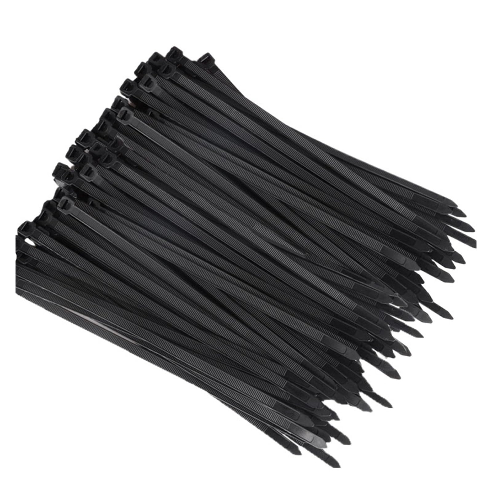 Nylon Cable Ties Self-Locking High Strength Plastic Warp Wire Zip Strapping(2.5x200mm)