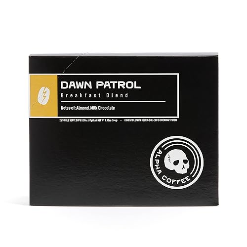 Miniatura 3 de Alpha Coffee Dawn Patrol Breakfast Blend - 24 cápsulas de café - Café gourmet premium tostado medio ligero  Propiedad de veteranos - Tostado pequeño