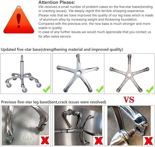 Miniatura 3 de KARRIE Taburete giratorio de altura ajustable, taburete hidráulico de metal resistente para cocina, salón, bar, oficina, masaje