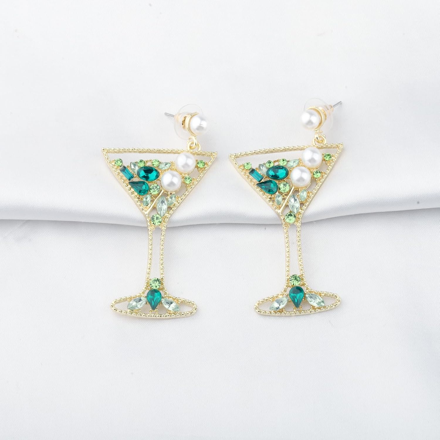 Martini Dangle Earrings Martini Gift Martini Earring Cocktail Drink Gifts Martini Wine Glass Earring Beach Holiday Earrings - Image 4