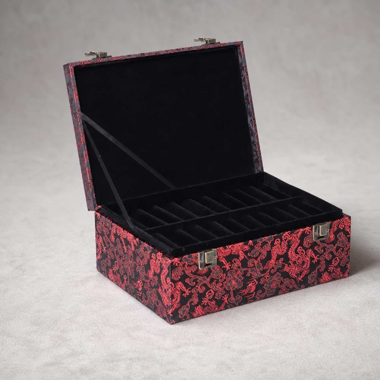 Qianly Caja 20-Compartimentos Compartimentos, Amarillo, 20 Ranuras