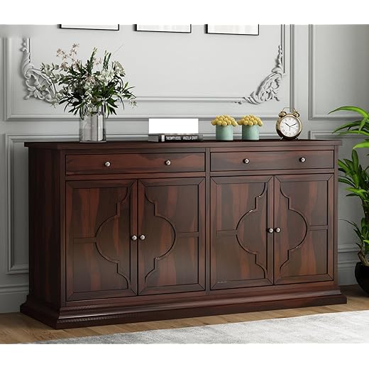 KUSUM HANDICRAFTS Sheesham Wood Sideboard
