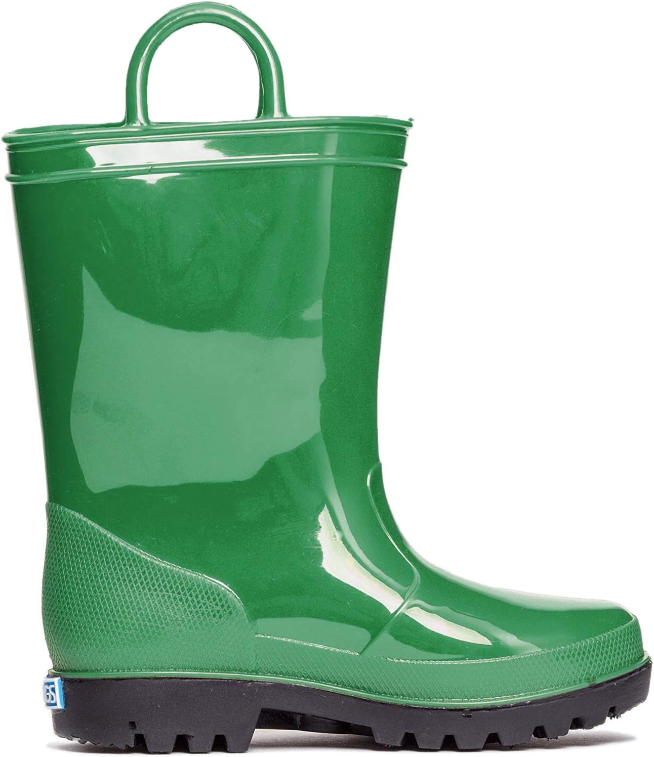 ZOOGS Kids Waterproof Rain Boots for Girls, Boys, and Toddlers Black