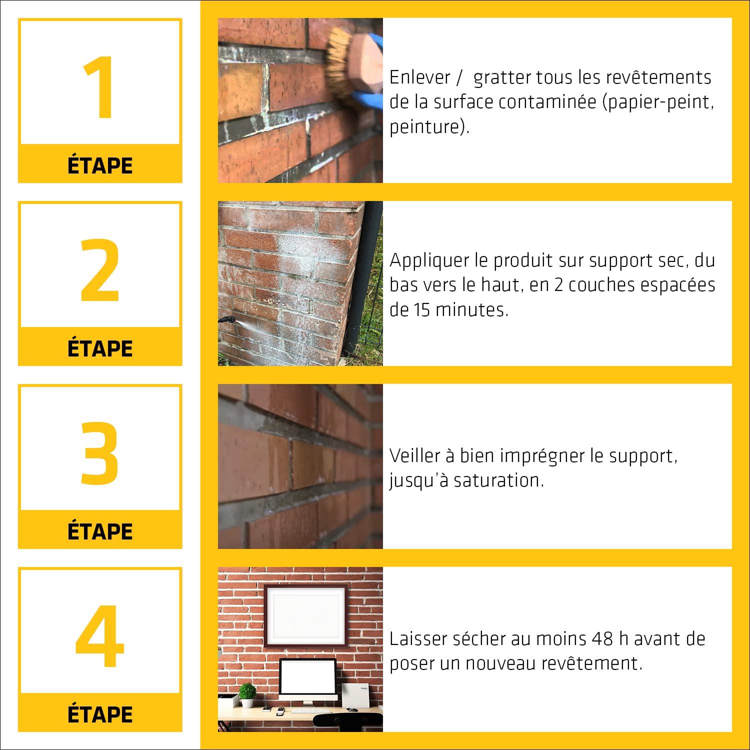 SIKA - Traitement bactéricide contre le salpêtre - Sikagard 165-5L