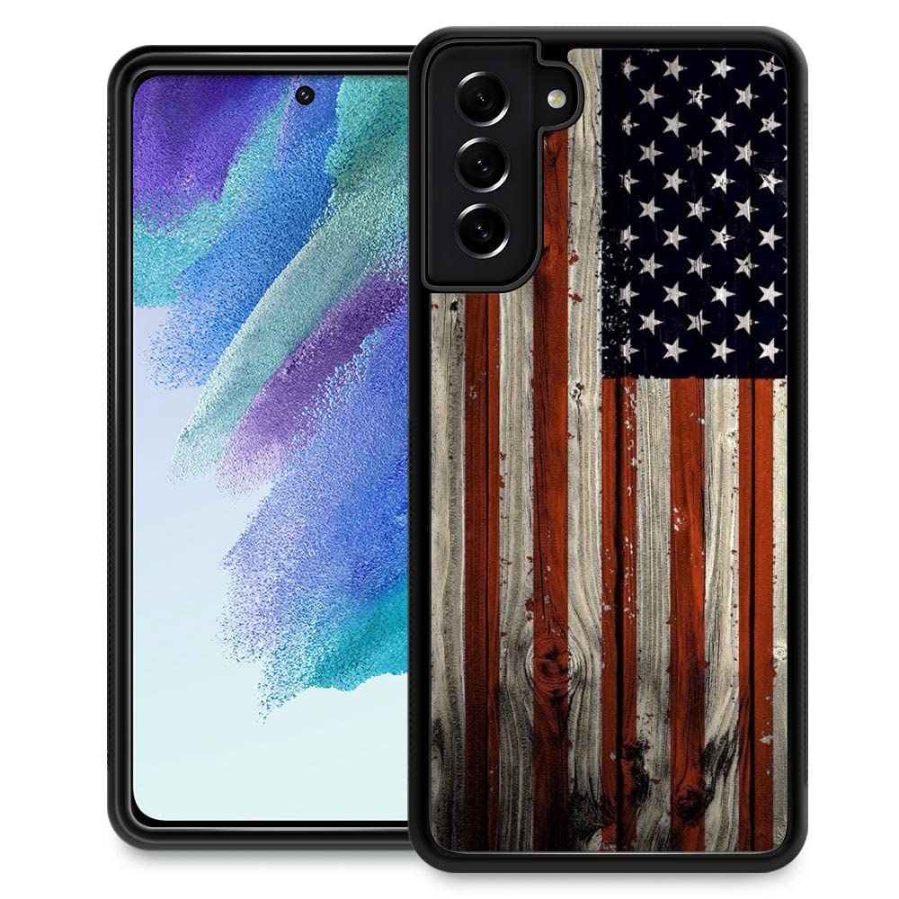 Samsung Galaxy S21 Case,USA Flag Galaxy S21 Cases for Men Boy,Drop Protection Cool Pattern with Soft TPU Bumper Case Compatible with Samsung S21 Case 6.2-inch USA Flag