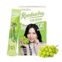 Vista 26 de TEAZEN Té de mango y guayaba y kombucha, mezcla de bebida hidratante, sin azúcar, probióticos vivos y prebióticos, 30 palitos, 5.29 onzas