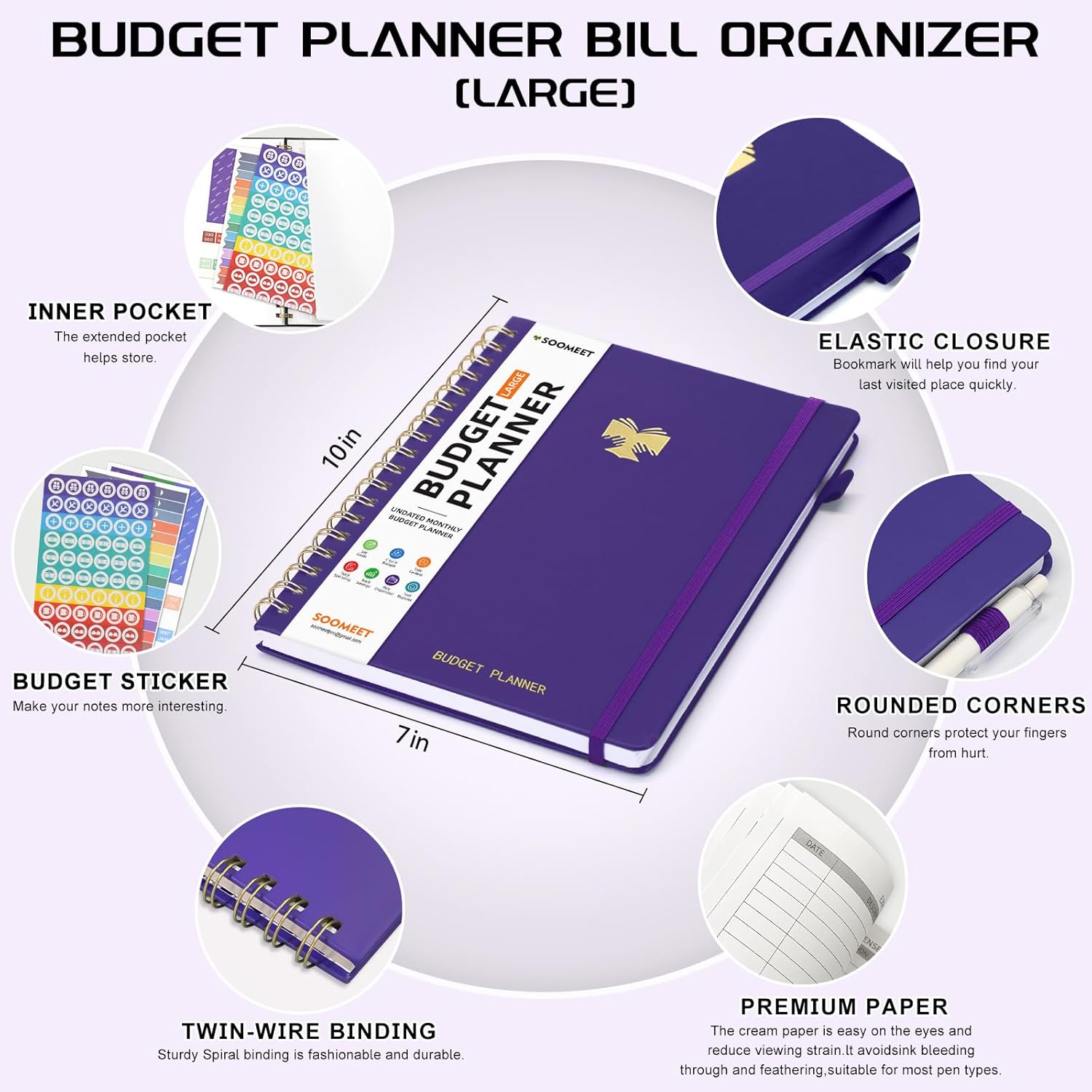 Master Your Finances: The Ultimate Review of the Budget Planner in Purple