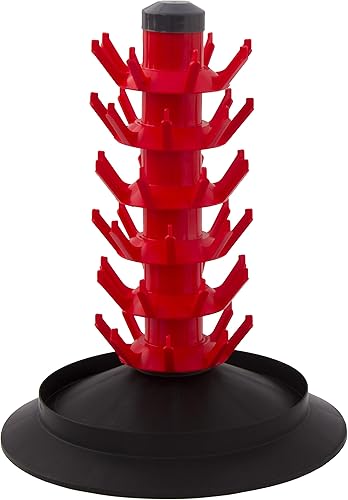 North Mountain Supply Escurridor de botellas tipo tornilloárbol de secado - 50 botellas