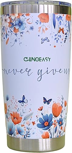 Miniatura 2 de INTECHLEGENT Vaso de 20 onzas con tapa, vaso de acero inoxidable con aislamiento al vacío de doble pared de acero inoxidable. Taza de café aislada