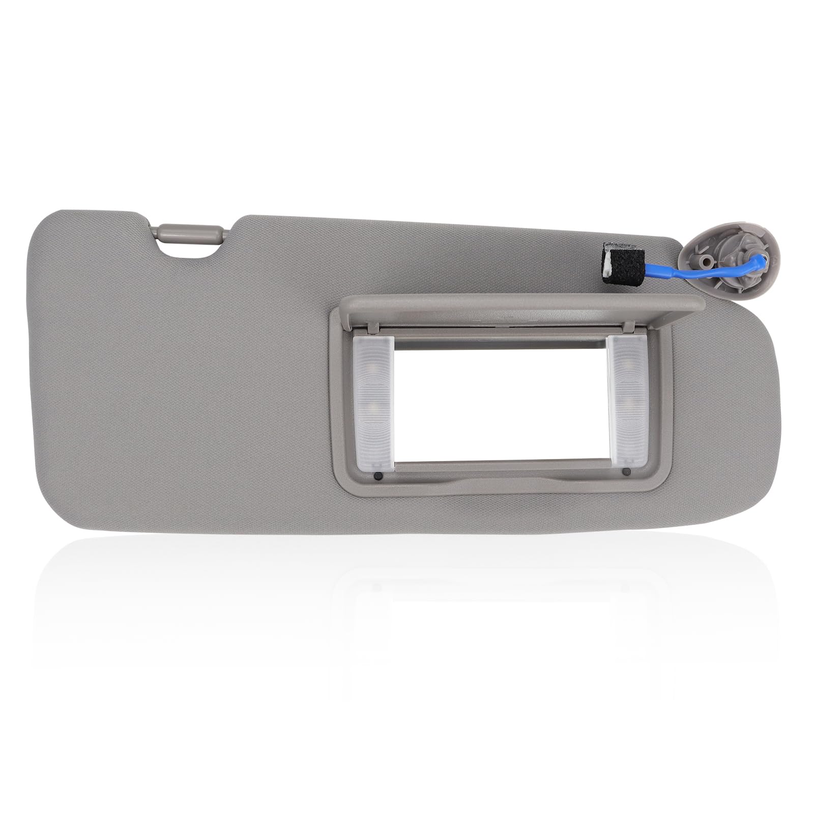 83230-TLA-A12ZB Right Passenger Sun Visor Compatible with Honda CRV 2017-2022 with Dual Lighting Makeup Mirror (Gray)