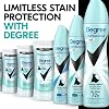 Degree Women's Black+White Bálsamo antitranspirante 4 unidades 2.6 oz - Protege contra manchas de desodorante, aroma fresco, protección continua 48H | Para días activos, protege contra manchas de desodorante por 48 horas con aroma fresco. 2.6 oz (paquete de 4) 5