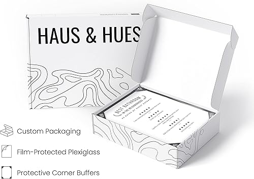 Miniatura 315 de HAUS AND HUES Decoración Divertida de Baño – Arte de Pared de Barba y Mullet, Letrero Humorístico de Baño, Impresión de Pared Divertida para Baño o