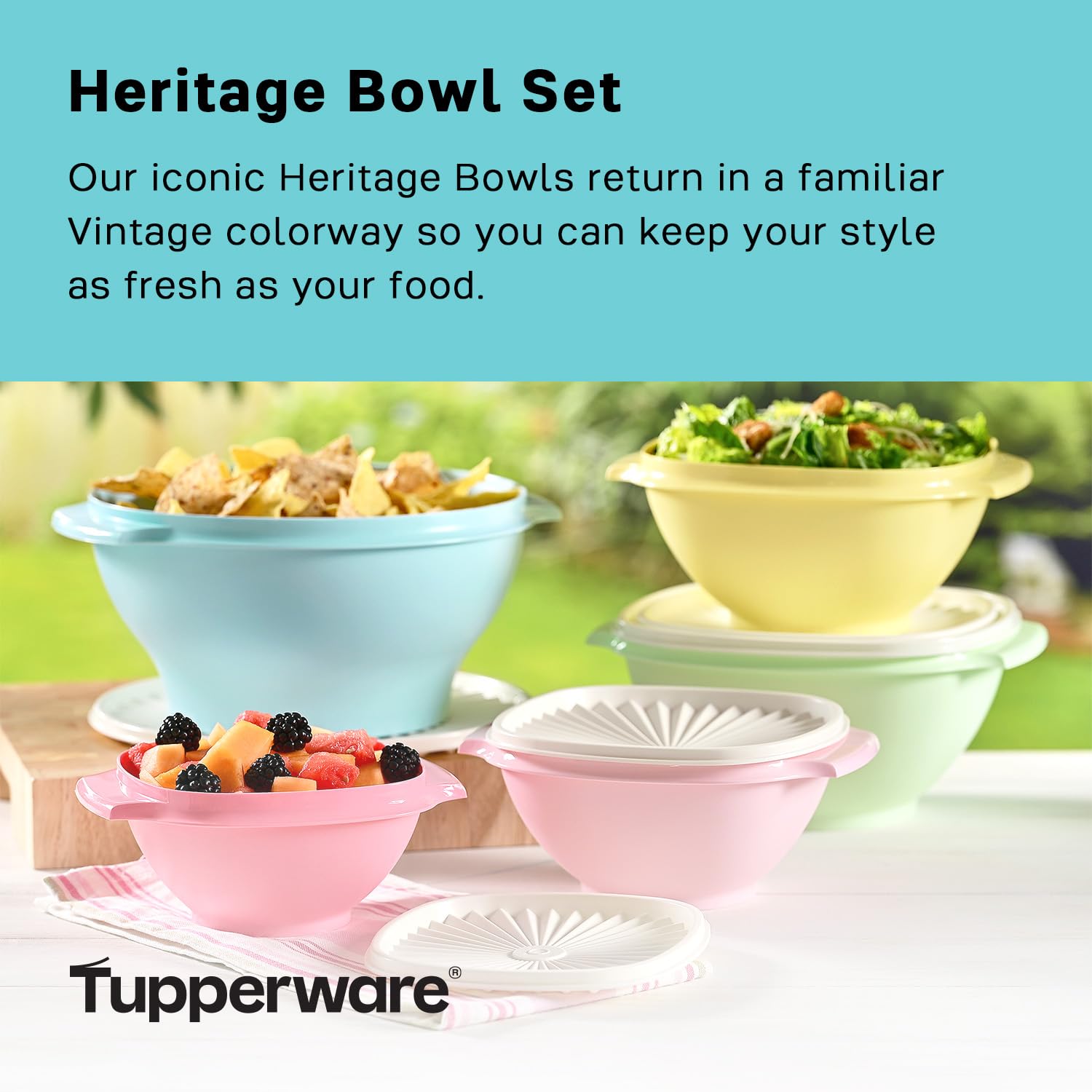 Amazon | Tupperware Heritage Collection 17.25カップボウル スター