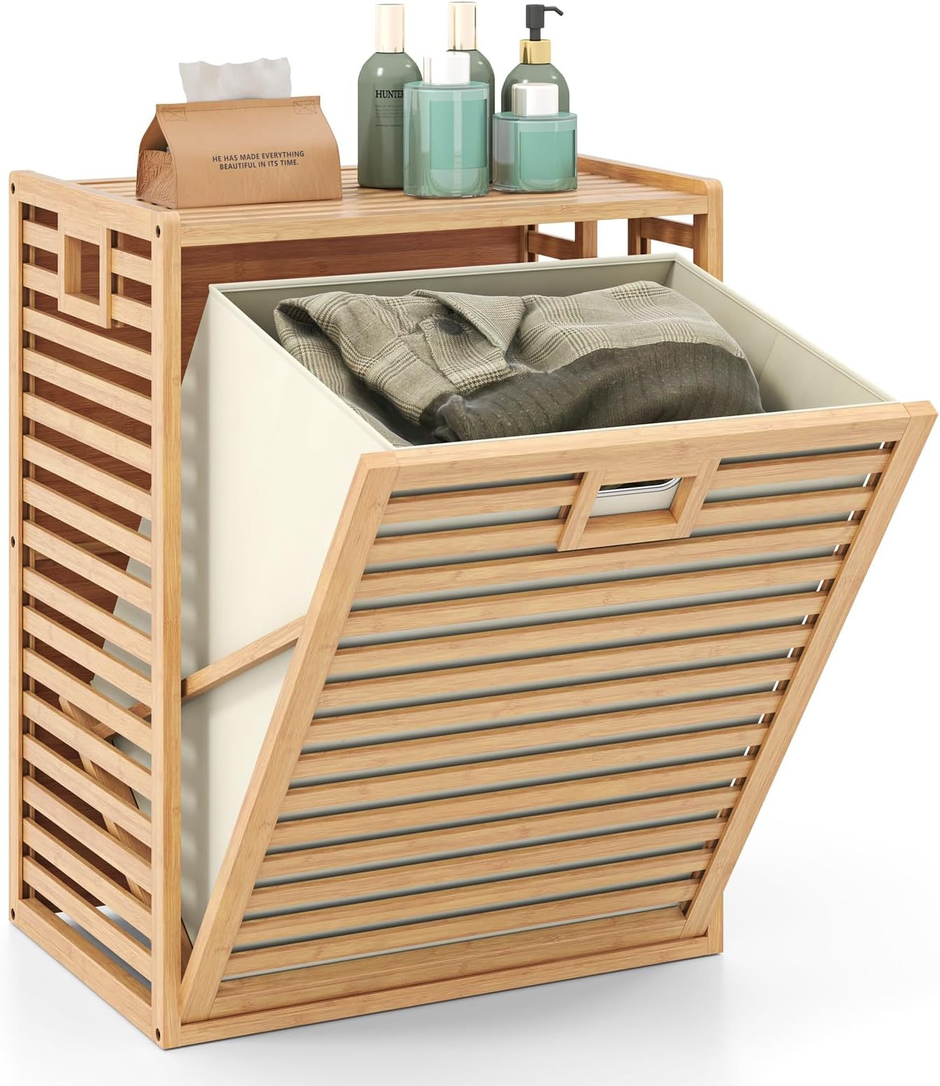 Waschekorb Schrank Ausziehbar