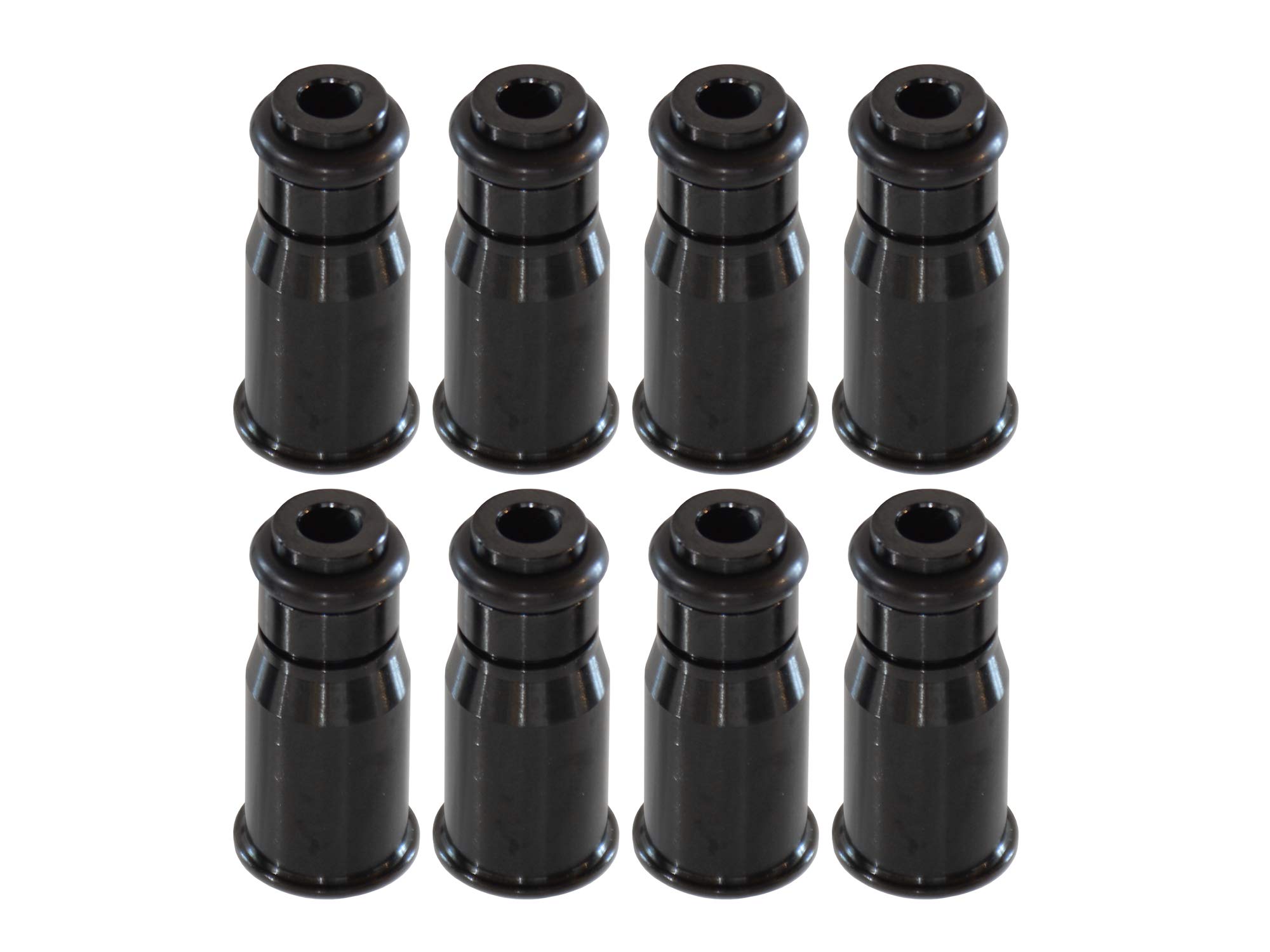 Michigan Motorsports Black 1.06 Fuel Injector Spacer Adapter LS3 LS7 Bosch 210 Injectors on LS1 LS6 Intake Fuel Rail