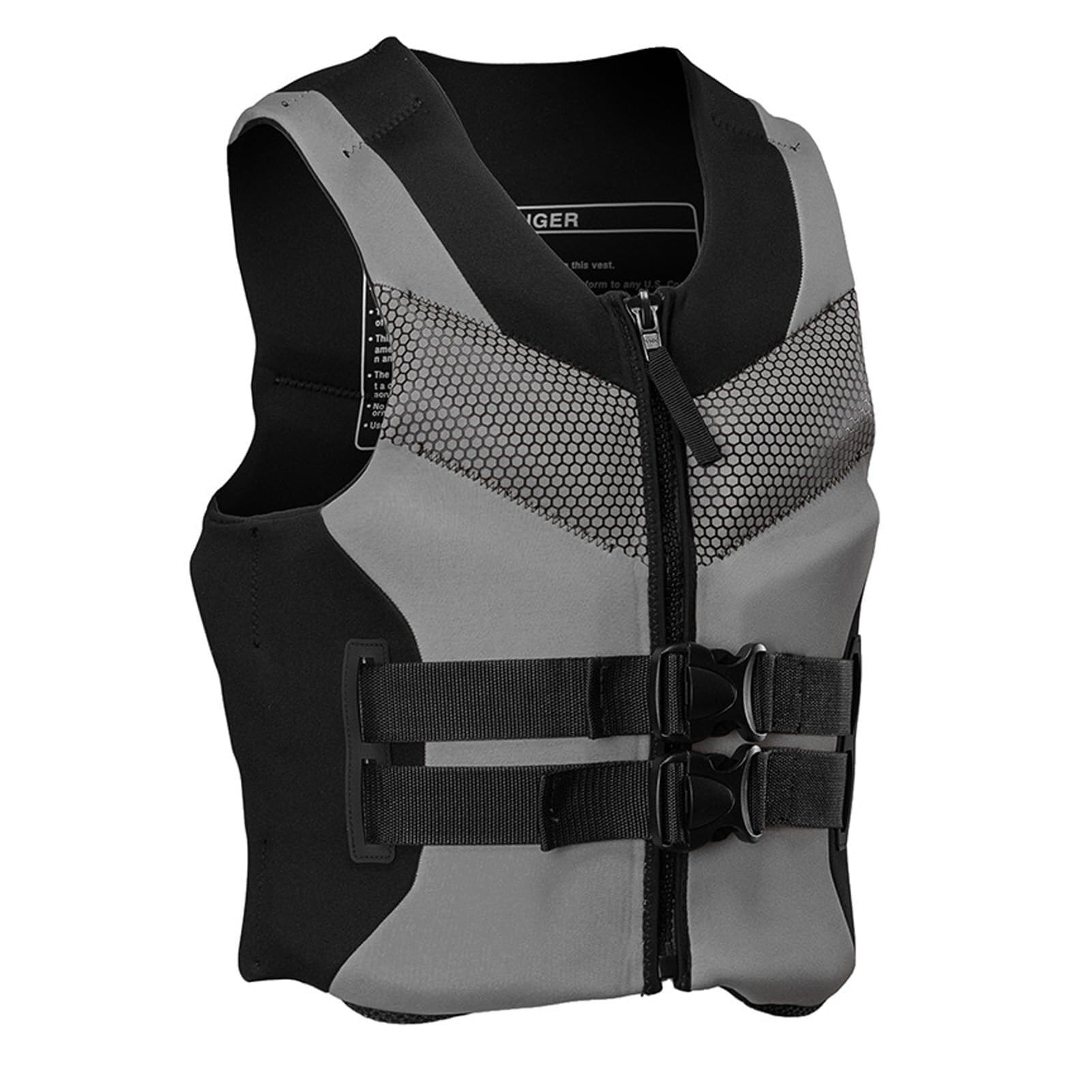 Schwimnweste Unisex Verstellbar Hohe Auftriebskraft Tragbar Neopren Schaum für Surfen Paddeln Raften Wassersport