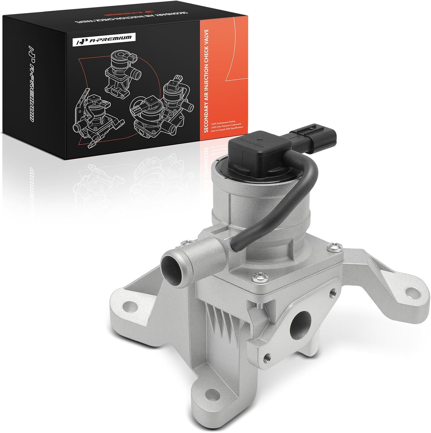 A-Premium Secondary Air Injection Check Valve Compatible with Toyota Tundra 2011-2014, 4Runner 2012-2022, FJ Cruiser 2012-2014, 4.0L, Air Pump Check Control Valve