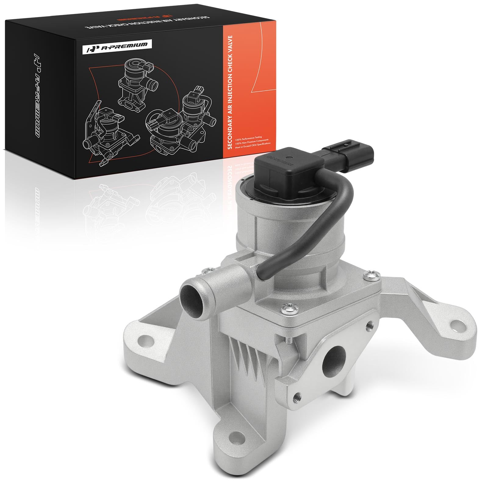 A-Premium Secondary Air Injection Check Valve Compatible with Toyota Tundra 2011-2014, 4Runner 2012-2022, FJ Cruiser 2012-2014, 4.0L, Air Pump Check