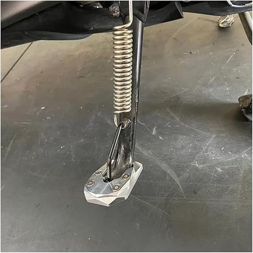 Miniatura 7 de Motorcycle Accessories Kickstand Side Stand Extension Enlarger Pad Side Bracket Compatible with Xmax X-MAX 125 250 300 400 XMAX300 (Size  Side