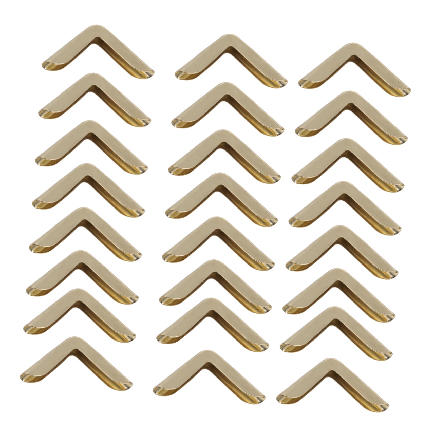 COHEALI 50pcs Metal Book Corner Protectors Silver Album Corner Covers Photo Guard Vintage Design