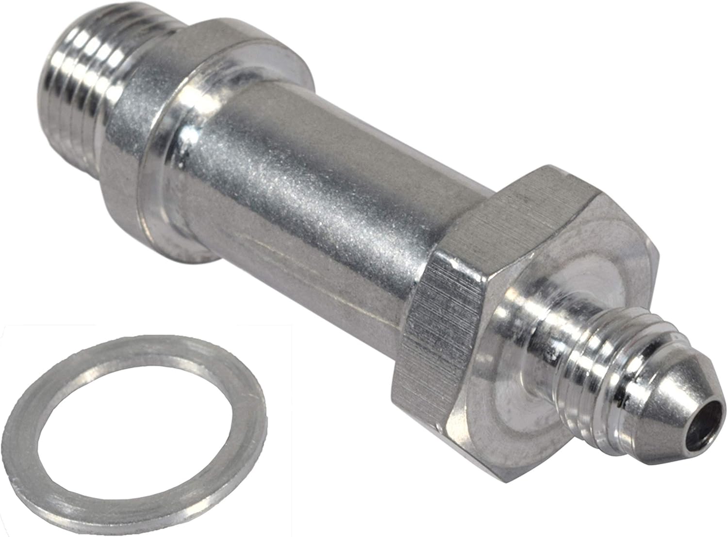 ICT Billet Turbo Oil Supply/Feed Adapter Port M16-1.5 to -4AN Fitting Long LT1, LT4, L83, L86, LV3, LTX Designed & Manufactured in the USA AN816-04-M16L
