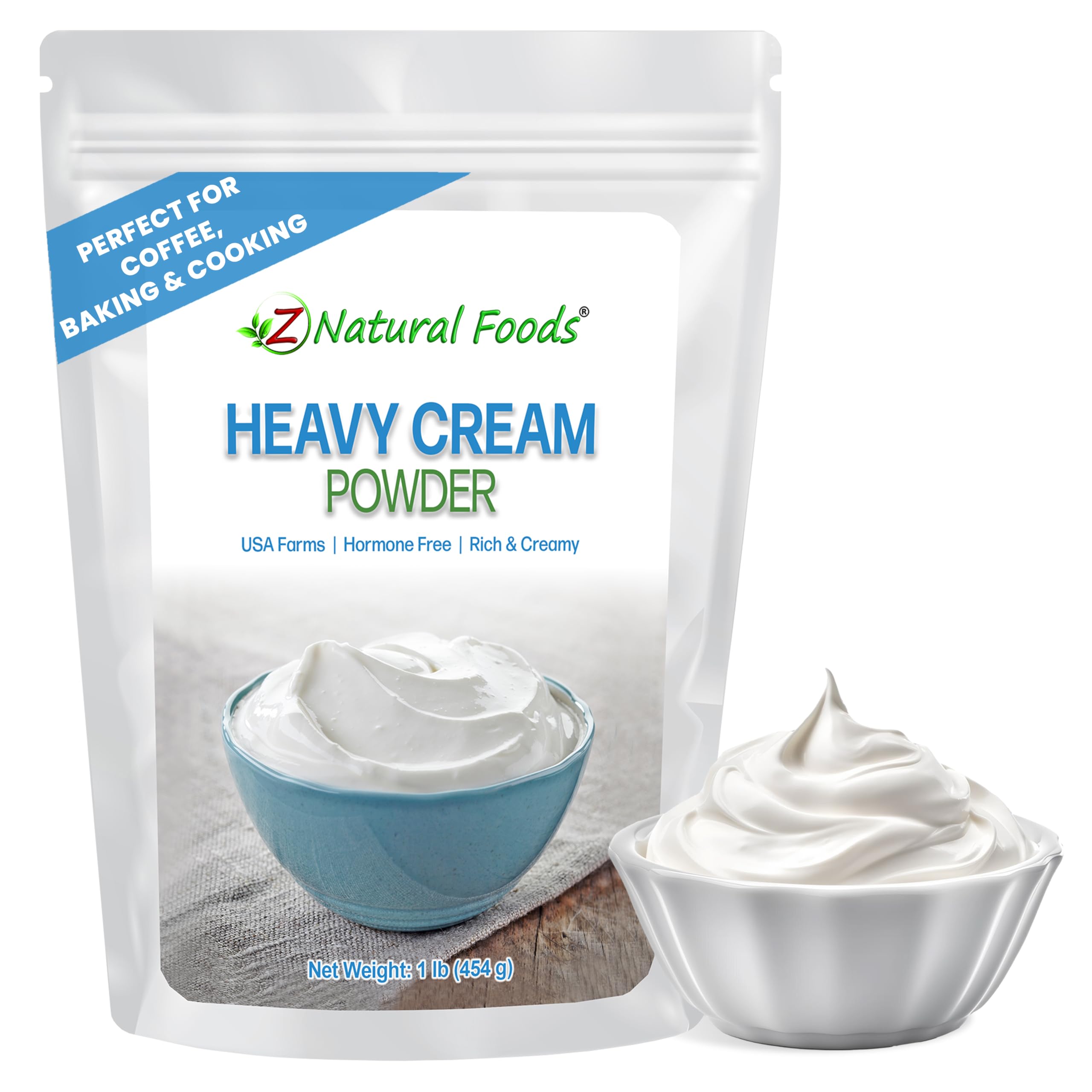 Amazon.com : Z Natural Foods Heavy Cream Powder - Keto Creamer, 1