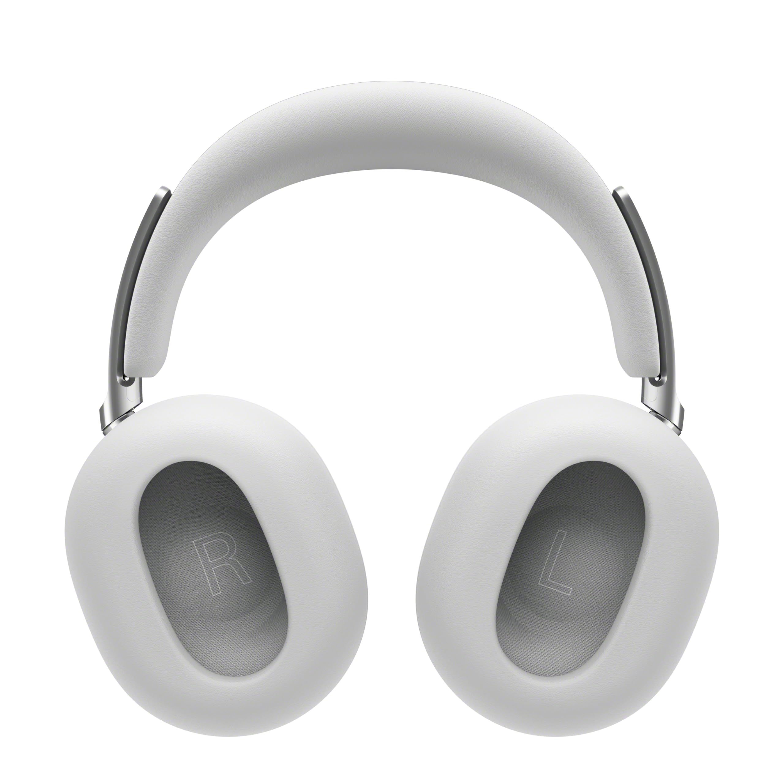 SONY 1000X THE COLLEXION Luksusowe bezprzewodowe słuchawki nauszne Bluetooth, dźwięk Hi-Res, aktywna redukcja hałasu Premium NC, 360 Spatial Audio, etui, iOS & Android, platynowo-białe, nowy model